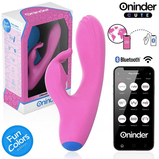 Oninder Cute – Love Bunny Vibrator G – Spot Clitoris – Gratis Wereldwijde App