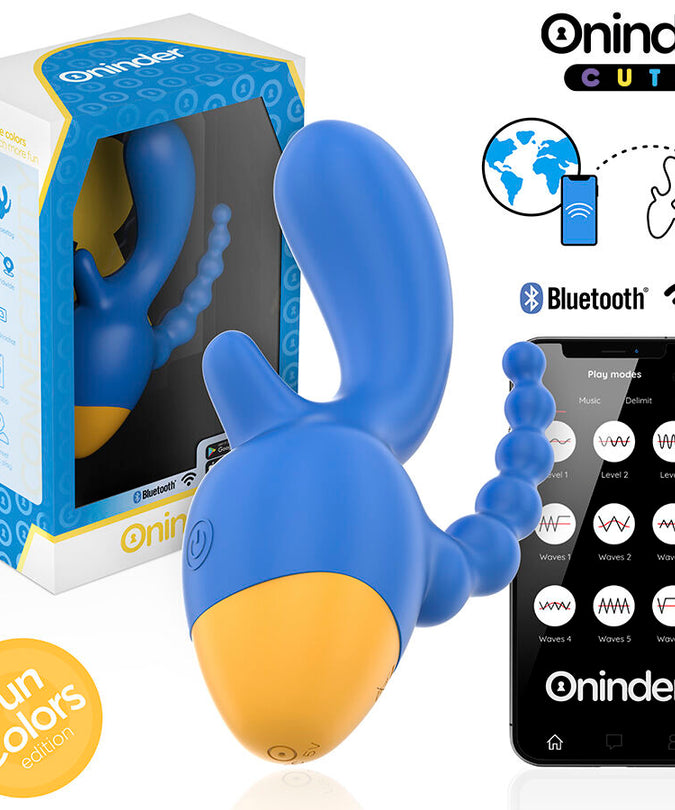 ONINDER CUTE - LOVE 3 SOME TRIPLE VIBRATOR - FREE WORLDWIDE APP