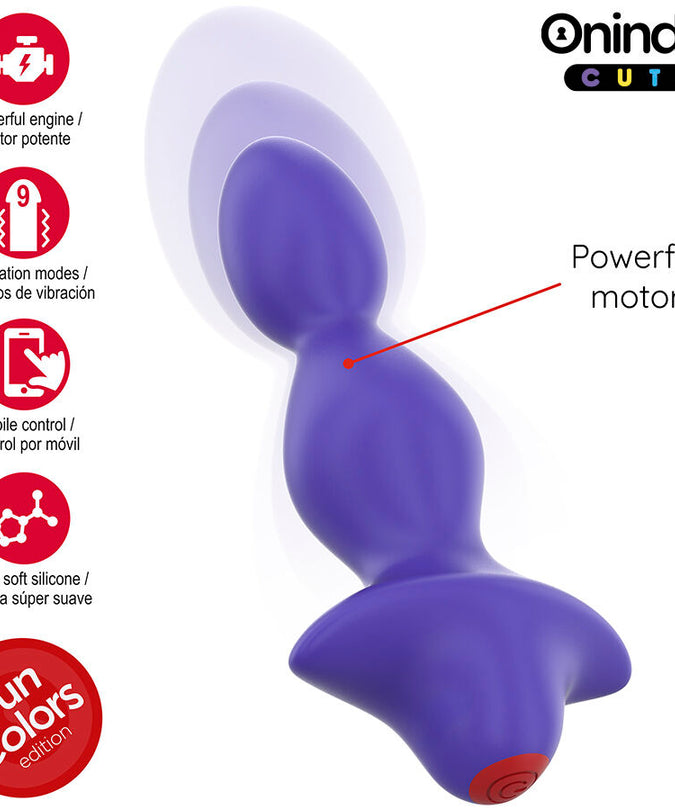 ONINDER CUTE - LOVE BUTT VIBRATING ANAL PLUG DILATOR - FREE WORLDWIDE APP