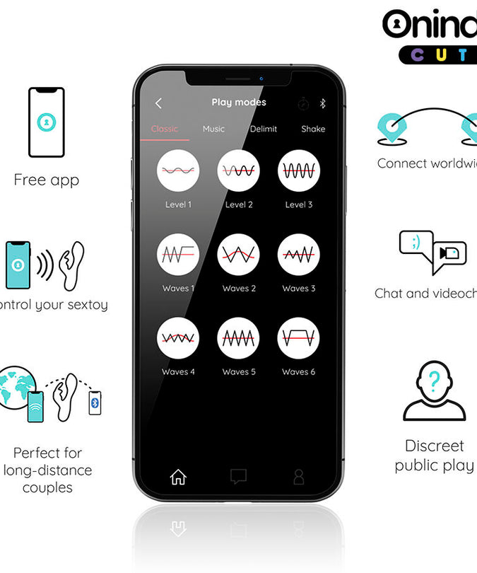 ONINDER CUTE - LOVE BUNNY G-SPOT CLITORALE VIBRATOR - GRATIS WERELDWIJDE APP