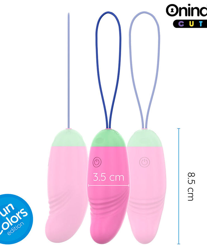 ONINDER CUTE - LOVE PLEASURE 360° TRILLEND-ROTEREND SILICONEN EI - GRATIS WERELDWIJDE APP