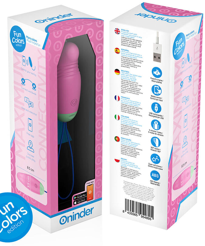 ONINDER CUTE - LOVE PLEASURE 360° TRILLEND-ROTEREND SILICONEN EI - GRATIS WERELDWIJDE APP