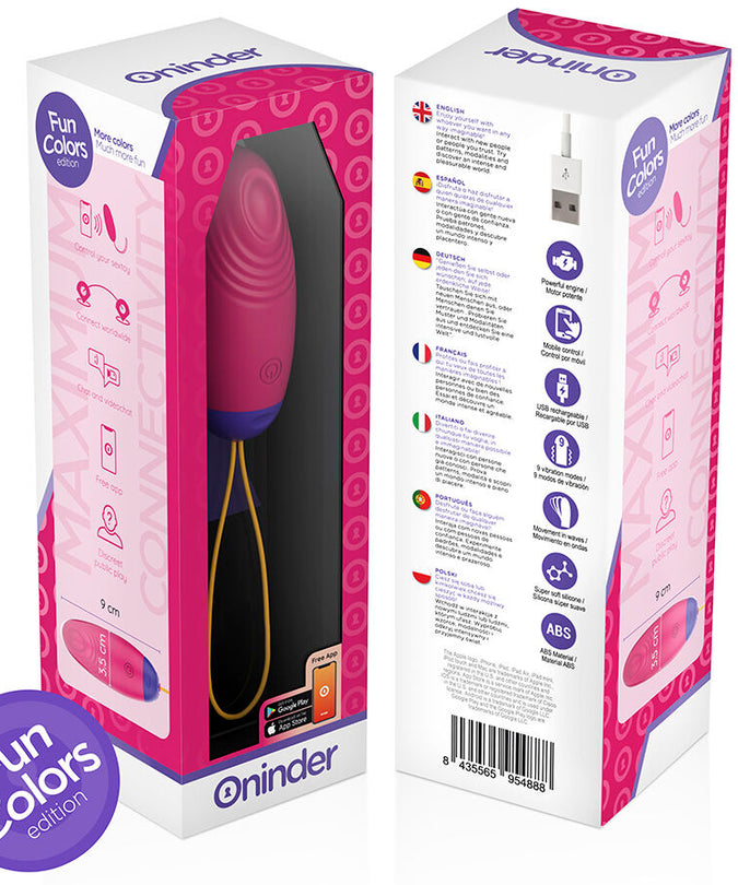 ONINDER CUTE - LOVE PLEASURE VIBRO-WAVE TAPPING SILICONEN EI - GRATIS WERELDWIJDE APP