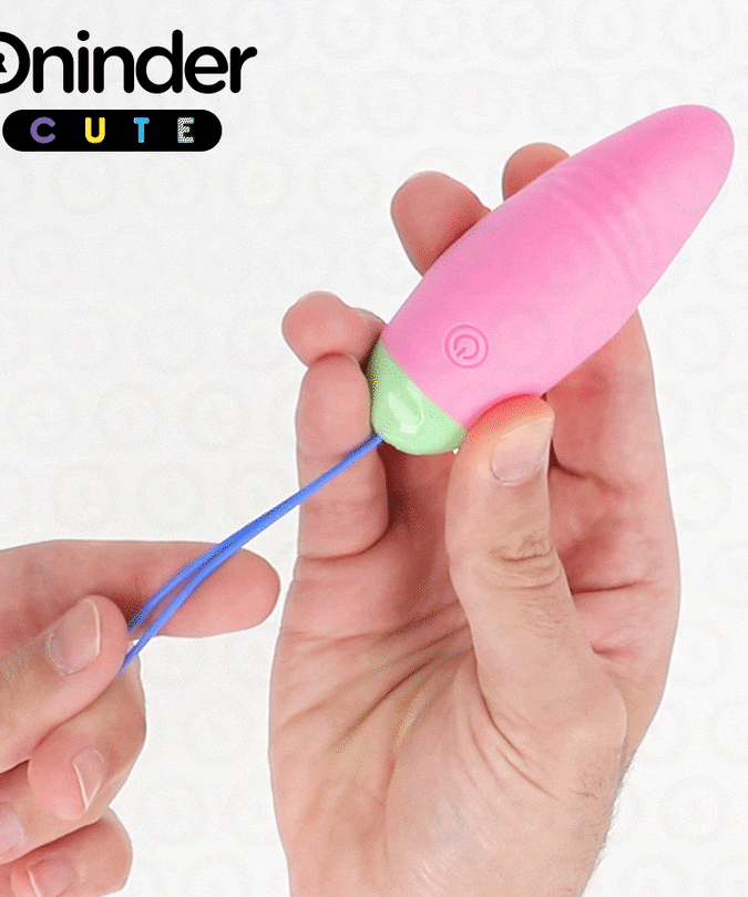 ONINDER CUTE - LOVE PLEASURE 360° TRILLEND-ROTEREND SILICONEN EI - GRATIS WERELDWIJDE APP