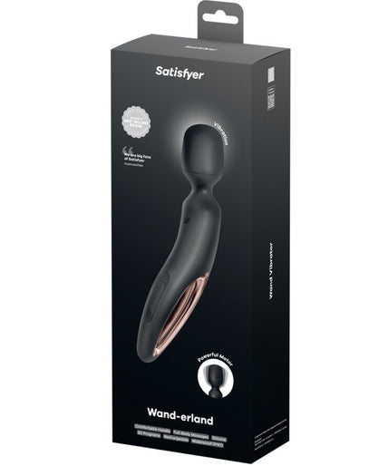Satisfyer – Wand Erland Vibrerende Massager Zwart Satisfyer – Wand Erland Vibrerende Massager Zwart