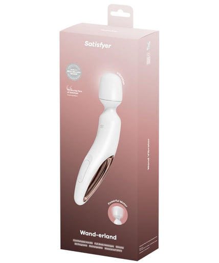 SATISFYER - WAND ERLAND VIBRATING MASSAGER WHITE SATISFYER - WAND ERLAND VIBRATING MASSAGER WHITE
