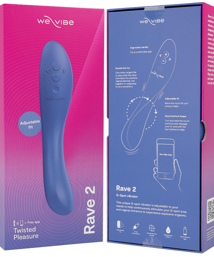 WE-VIBE - RAVE 2 G-SPOT VIBRATOR BLUE WE-VIBE - RAVE 2 G-SPOT VIBRATOR BLUE