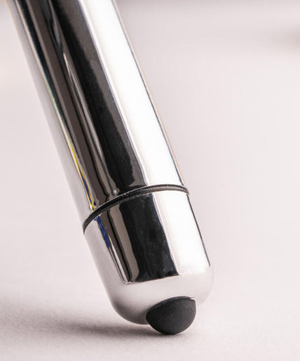 ROCKS-OFF - RO-80 CHROME VIBRATING BULLET SILVER ROCKS-OFF - RO-80 CHROME VIBRATING BULLET SILVER