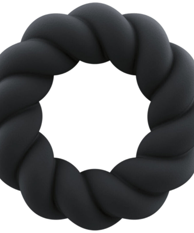 Rocks – Off – Twist Zwarte Siliconen Masturbatiering