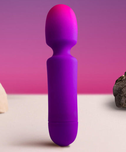 ROCKS- OFF - GLO- GIRL VIBRATOR WAND MINI PURPLE ROCKS- OFF - GLO- GIRL VIBRATOR WAND MINI PURPLE