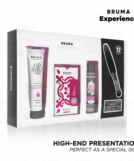 BRUMA XPERIENCE - SWEET GUM TEMPTATION KIT WITH ORGASM ENHANCER BRUMA XPERIENCE - SWEET GUM TEMPTATION KIT WITH ORGASM ENHANCER