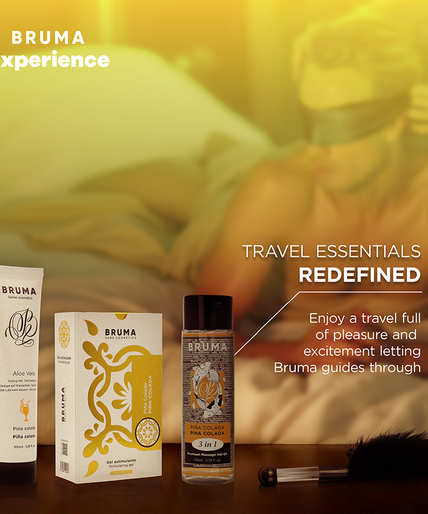 BRUMA XPERIENCE - SWEET PINA COLADA TEMPTATION PACK WITH ORGASM ENHANCER BRUMA XPERIENCE - SWEET PINA COLADA TEMPTATION PACK WITH ORGASM ENHANCER