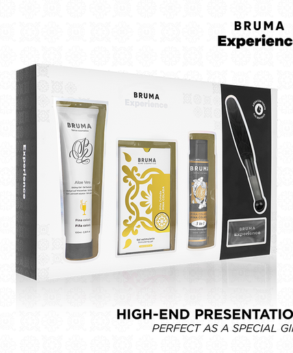 BRUMA XPERIENCE - SWEET PINA COLADA TEMPTATION PACK WITH ORGASM ENHANCER BRUMA XPERIENCE - SWEET PINA COLADA TEMPTATION PACK WITH ORGASM ENHANCER