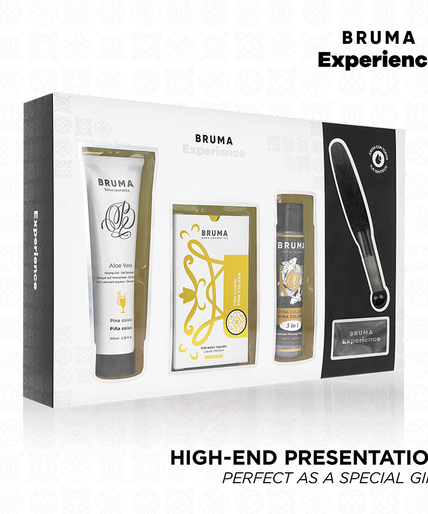 BRUMA XPERIENCE - VIBRO-ORGASMIC PINA COLADA SWEET TEMPTATION KIT BRUMA XPERIENCE - VIBRO-ORGASMIC PINA COLADA SWEET TEMPTATION KIT