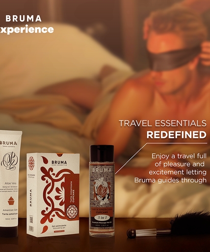 BRUMA XPERIENCE - SWEET AMERICAN TART TEMPTATION KIT WITH ORGASM ENHANCER BRUMA XPERIENCE - SWEET AMERICAN TART TEMPTATION KIT WITH ORGASM ENHANCER