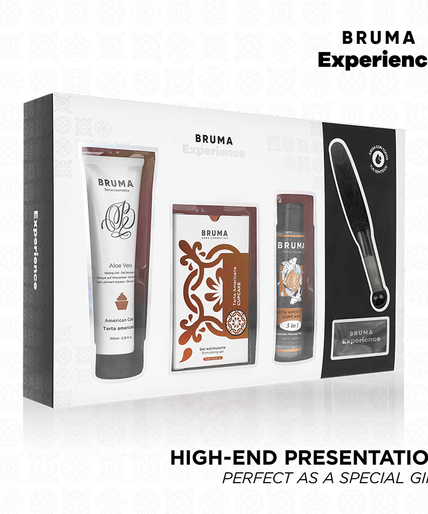 BRUMA XPERIENCE - SWEET AMERICAN TART TEMPTATION KIT WITH ORGASM ENHANCER BRUMA XPERIENCE - SWEET AMERICAN TART TEMPTATION KIT WITH ORGASM ENHANCER