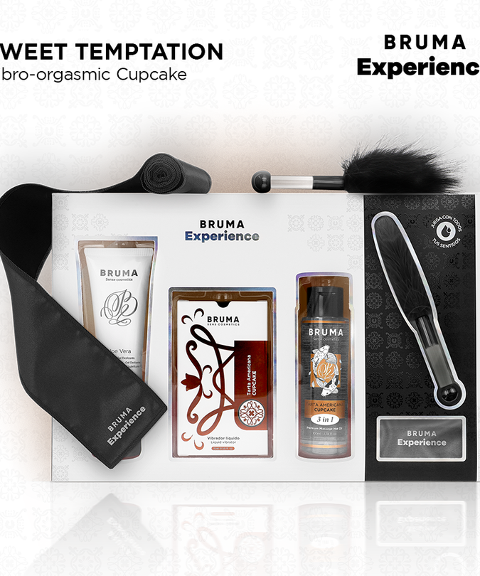 BRUMA XPERIENCE - SWEET TEMPTATION KIT VIBRO-ORGASMIC AMERICAN CAKE