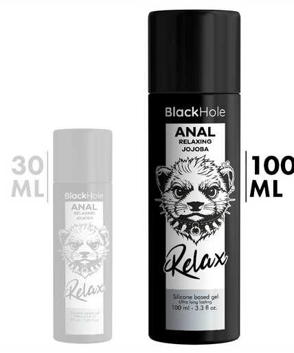 BLACK HOLE - ANALE ONTSPANNENDE JOJOBA RELAX SILICONEN BASIS 100 ML BLACK HOLE - ANALE ONTSPANNENDE JOJOBA RELAX SILICONEN BASIS 100 ML