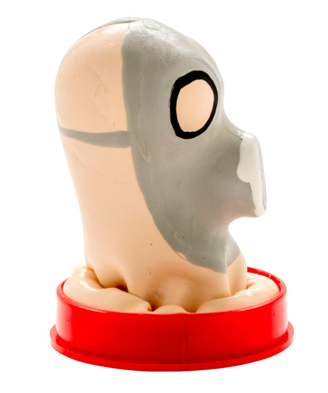 CONDOMERIE - HANDGESCHILDERDE FUN CONDOMS GASMASKER