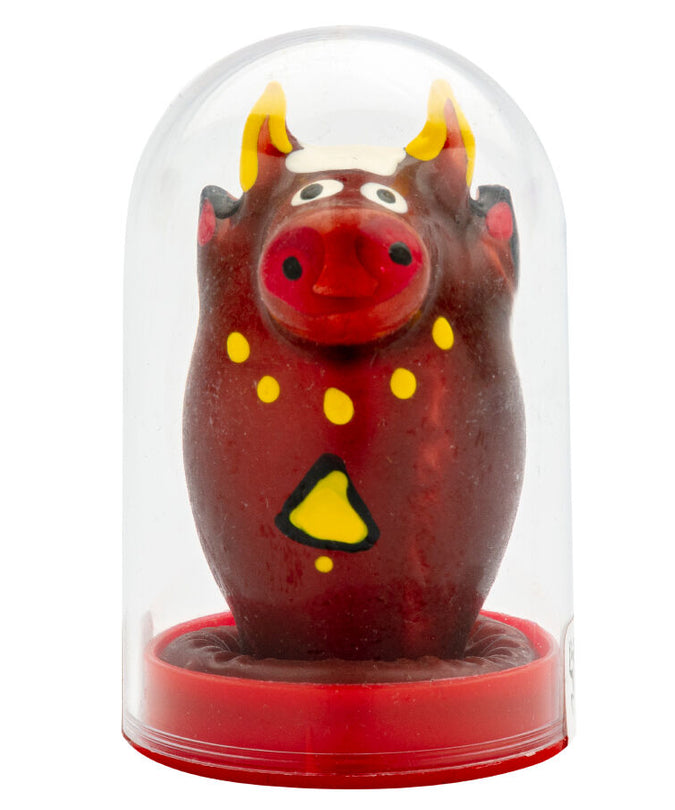 CONDOMERIE - HANDPAINTED NOVELTY CONDOMS BULL MODEL 1