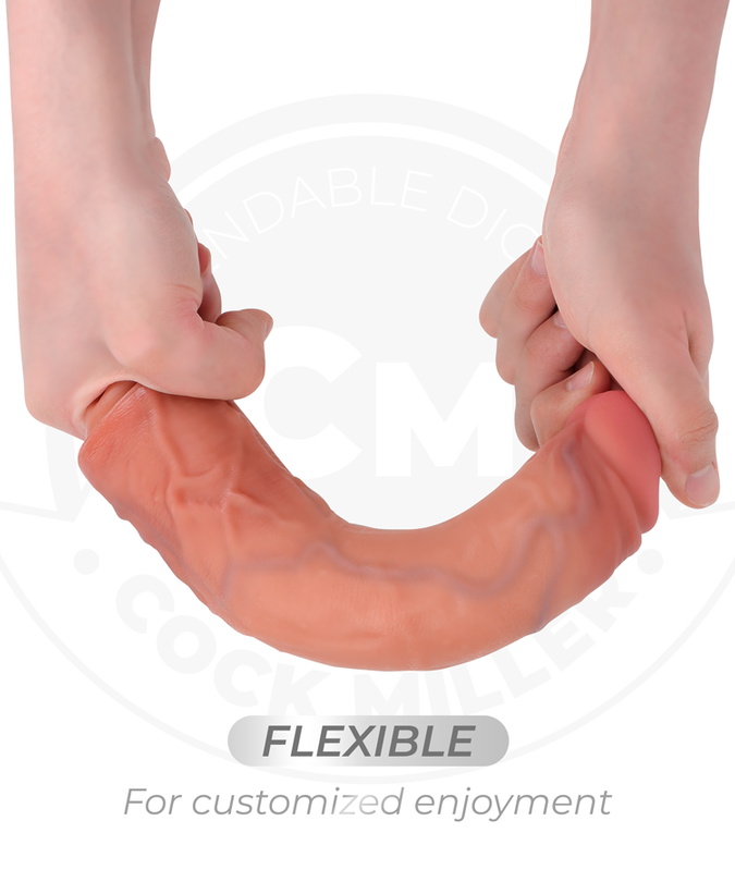 COCK MILLER - REALISTIC DILDO WITH SUCTION CUP AND REMOTE CONTROL VIBRATION 20.5 CM