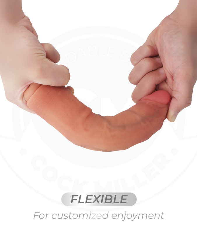 COCK MILLER - REALISTISCHE DILDO MET ZUIGNAP EN AFSTANDSBEDIENING TRILLING 19,5 CM