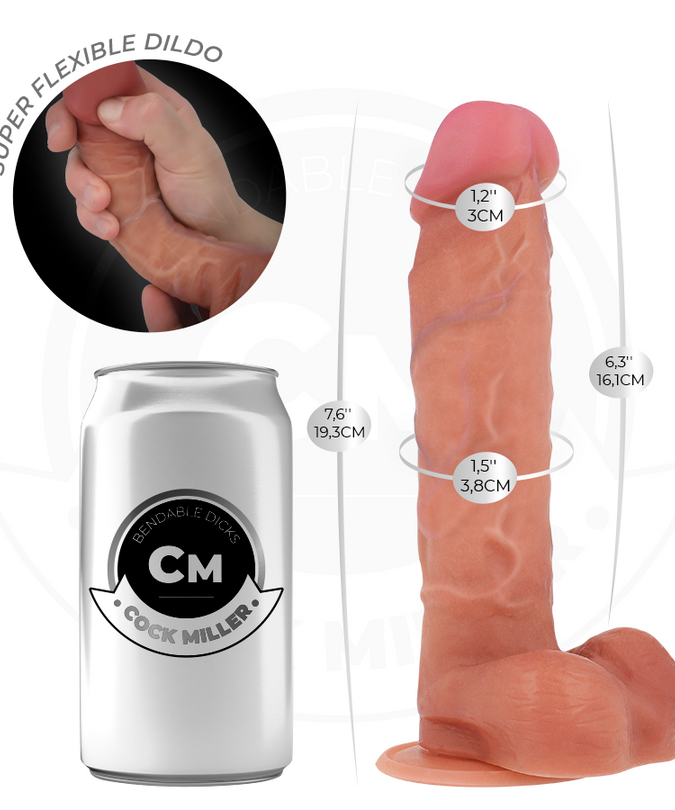 Cock Miller – Hyperrealistic Articulable Dildo 19.3 cm