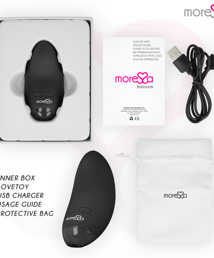 MORESSA - BLOSSOM BLACK VIBRATOR MORESSA - BLOSSOM BLACK VIBRATOR