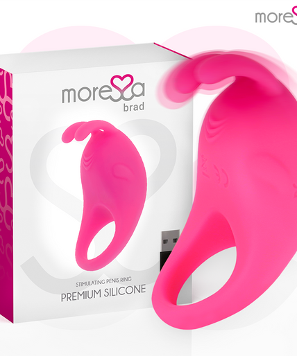 MORESSA - BRAD PREMIUM SILICONE RECHARGEABLE PINK MORESSA - BRAD PREMIUM SILICONE RECHARGEABLE PINK
