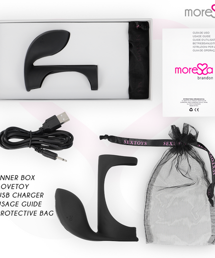 MORESSA - BRANDON VIBRATOR RING WITH COVER MORESSA - BRANDON VIBRATOR RING WITH COVER