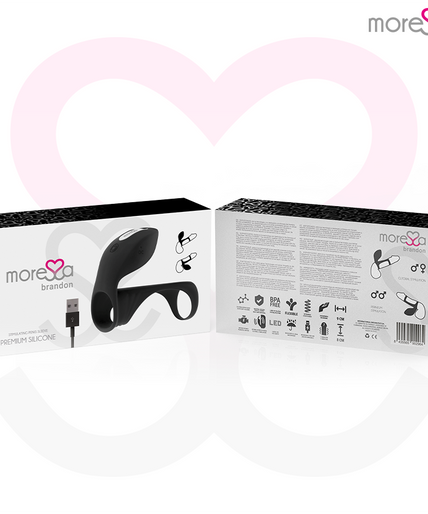 MORESSA - BRANDON VIBRATOR RING WITH COVER MORESSA - BRANDON VIBRATOR RING WITH COVER