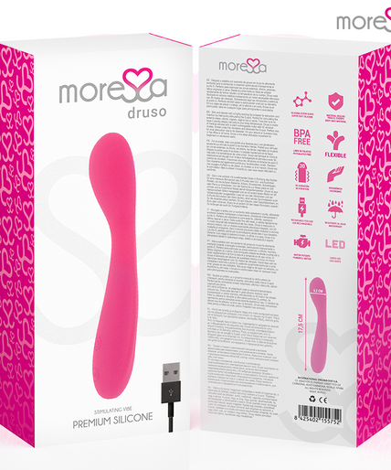 MORESSA - DRUSO PREMIUM SILICONE RECHARGEABLE MORESSA - DRUSO PREMIUM SILICONE RECHARGEABLE