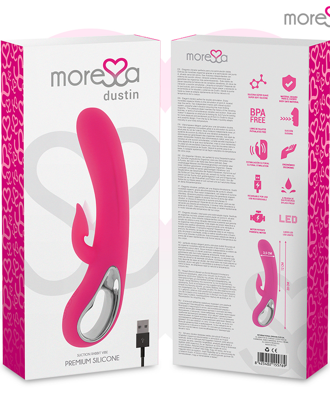 Moressa – Dustin Clitoral Suction and Powerful Vibration Core Silicone Rechargeable