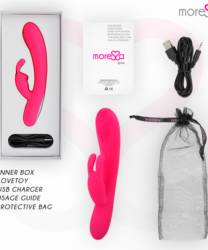MORESSA - GINO PREMIUM SILICONE OPLAADBAAR