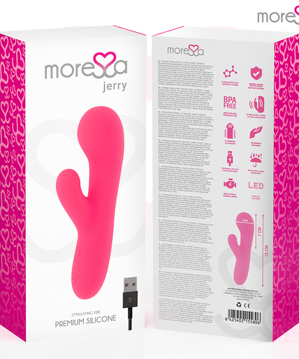 MORESSA - JERRY PREMIUM SILICONE RECHARGEABLE MORESSA - JERRY PREMIUM SILICONE RECHARGEABLE