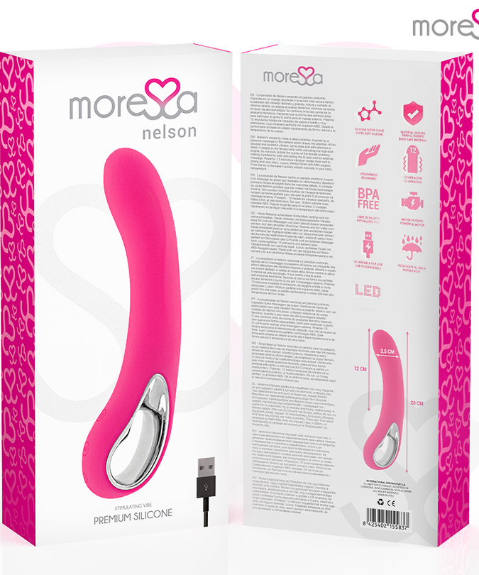 Moressa – Nelson Core Silicone Rechargeable Vibrator