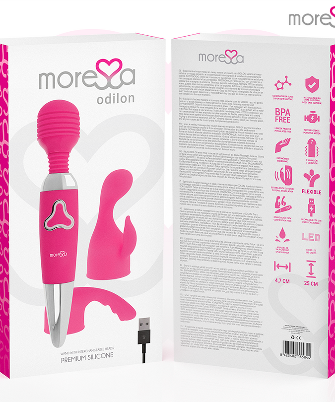 MORESSA - ODILON PREMIUM SILICONEN OPLAADBAAR