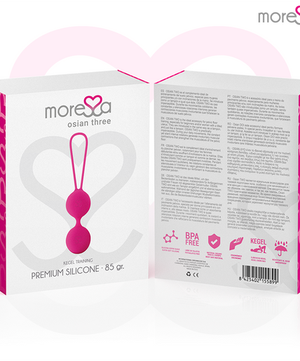 MORESSA - OSIAN THREE PREMIUM SILICONE PINK MORESSA - OSIAN THREE PREMIUM SILICONE PINK