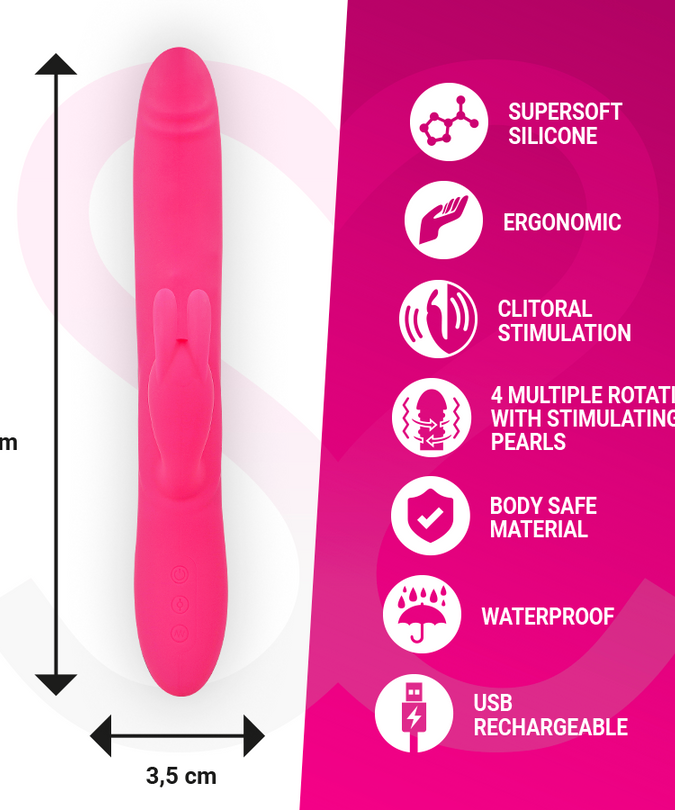 MORESSA - SOMER PREMIUM VIBRATOR MET MEERDERE ROTATIE