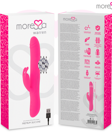 MORESSA - WARREN PREMIUM RECHARGEABLE SILICONE MORESSA - WARREN PREMIUM RECHARGEABLE SILICONE