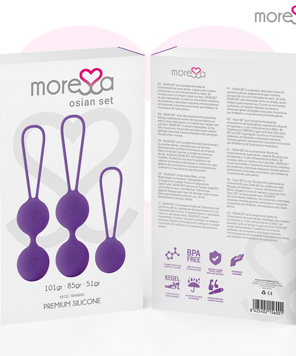 MORESSA - OSIAN SET PREMIUM LILAC SILICONE MORESSA - OSIAN SET PREMIUM LILAC SILICONE