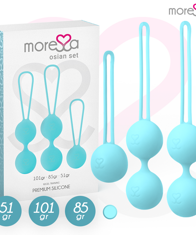 Moressa – Osian Set Basic Turquoise Siliconen