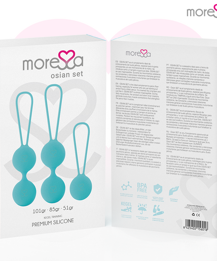 MORESSA - OSIAN SET PREMIUM TURQUOISE SILICONE MORESSA - OSIAN SET PREMIUM TURQUOISE SILICONE