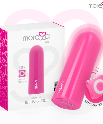 MORESSA - NIX VIBRATOR REMOTE CONTROL PINK MORESSA - NIX VIBRATOR REMOTE CONTROL PINK