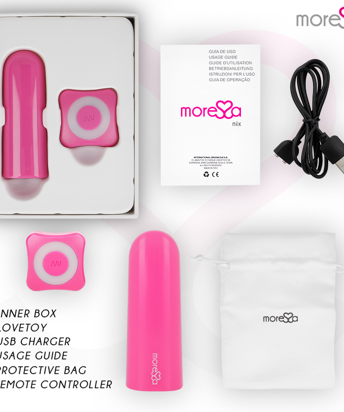 MORESSA - NIX VIBRATOR REMOTE CONTROL PINK