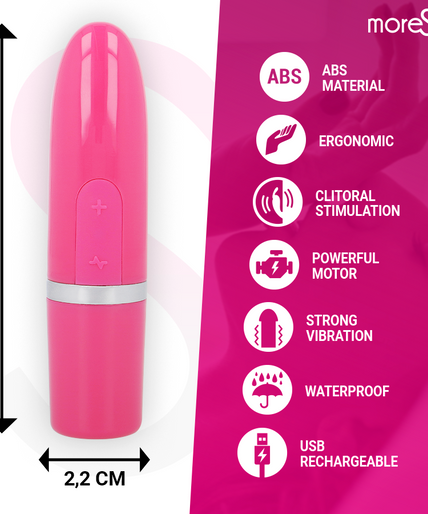 MORESSA - IVY VIBRATOR STIMULATOR TRAVEL PINK MORESSA - IVY VIBRATOR STIMULATOR TRAVEL PINK