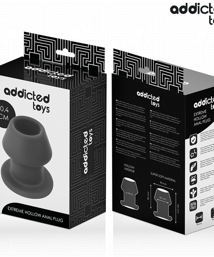 ADDICTED TOYS - EXTREME HOLLOW ANAL PLUG SILICONE SIZE L 10.4 CM ADDICTED TOYS - EXTREME HOLLOW ANAL PLUG SILICONE SIZE L 10.4 CM