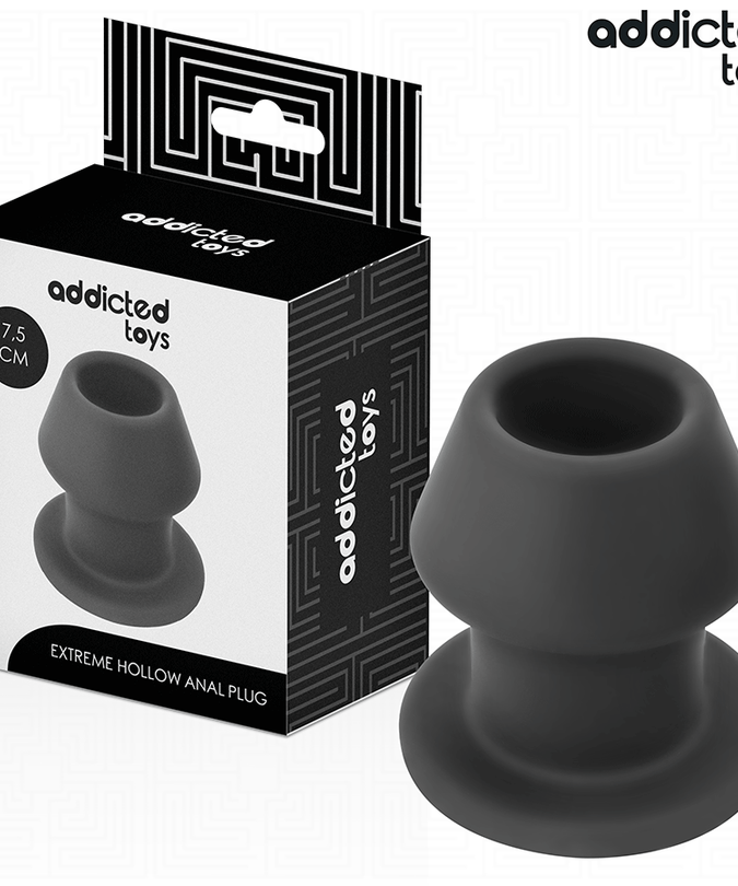 Addicted Toys – Extreme Holle Anaalplug Siliconen Maat S 7,5 Cm