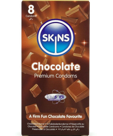 SKINS - CHOCOLATE PREMIUM CONDOMS PACK 8 SKINS - CHOCOLATE PREMIUM CONDOMS PACK 8