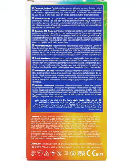 Skins – Multi Flavors Core Condoms Pack 8 Skins – Multi Flavors Core Condoms Pack 8